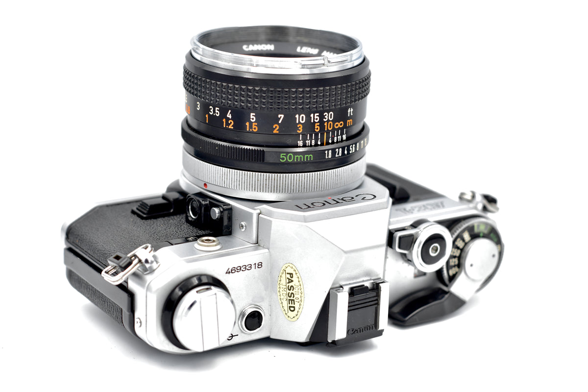 Canon AE-1 + Canon FD 50mm 1:1.8