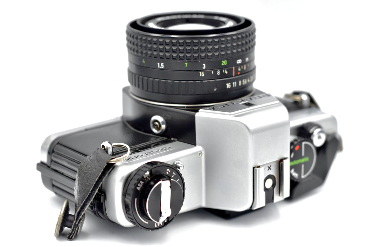 Praktica BC auto + Pentacon 50mm 1.8 et 135mm 2.8