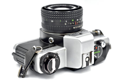 Praktica BC auto + Pentacon 50mm 1.8 et 135mm 2.8