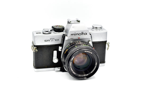Minolta SrT101 + Rokkor 50mm 1.7
