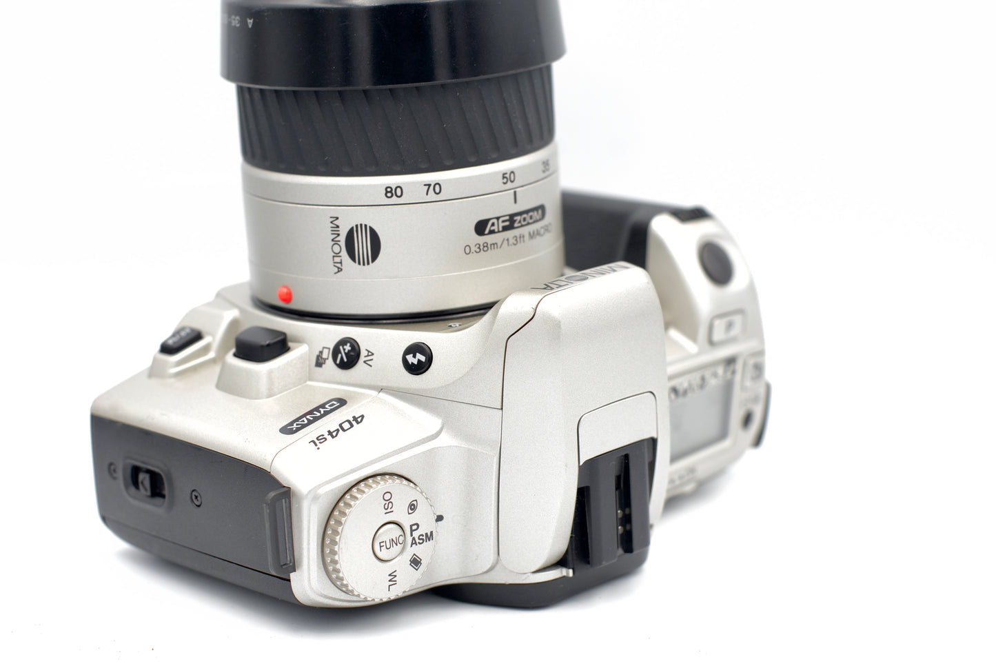 Minolta Dynax 404si + Minolta af zoom 35-80 mm 1:4