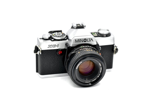 Minolta XG-1 + Rokkor 50mm 1:2