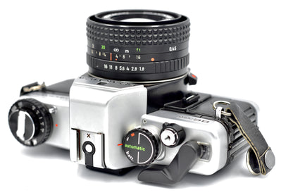 Praktica BC auto + Pentacon 50mm 1.8 et 135mm 2.8