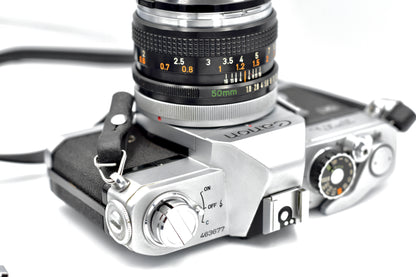 Canon FTb + Canon fd 50mm 1.8